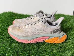 HOKA Clifton Edge Nimbus Cloud Lunar Rock Womens Running Shoes